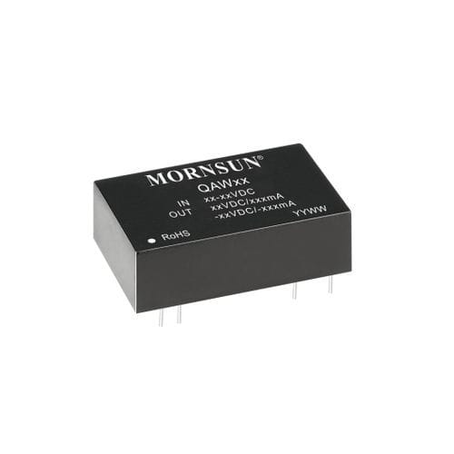Isolated DC/DC converter - QAW - MORNSUN Guangzhou Science & Technology Co.,Ltd. - regulated / 2:1 input voltage range / power