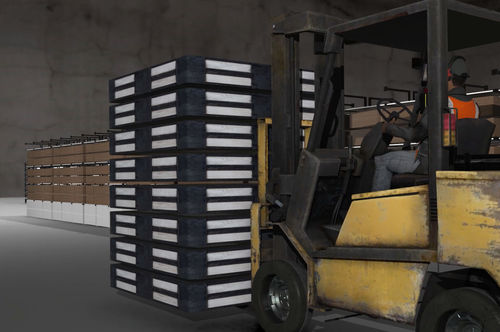Forklift truck safety system - ECHOguard - Sicherheitssysteme Zimmermann GmbH - for hazardous locations / for machines / for pedestrian detection