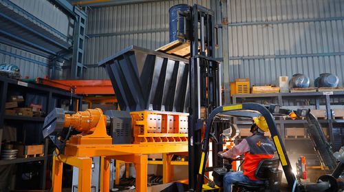 Primary shredder - SR-50 - FORNNAX TECHNOLOGY PVT LTD - two shaft / for food waste / compact
