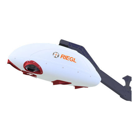 Laser scanner support - VQX-2 Wingpod  - RIEGL LMS