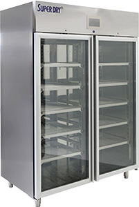 Cabinet refrigerator - XSDC 1402-54 - Totech - 2 doors / insulated / maintenance-free