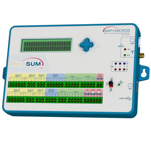 USB data logger - e020 MicroSUM - SIAP+MICROS - GSM/GPRS / UMTS / Modbus