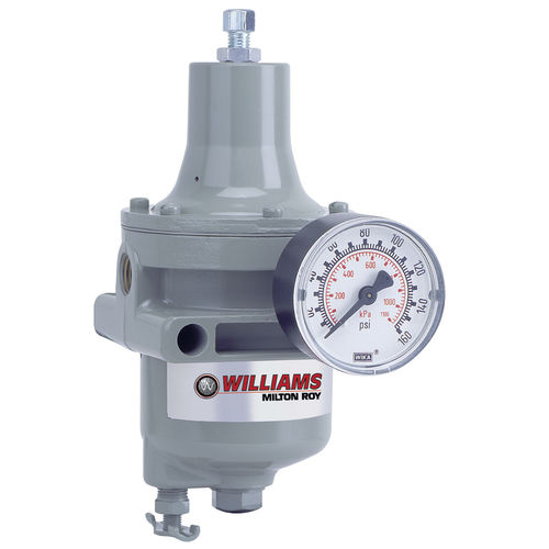 Pressure-control valve - PCV-125-AL - Williams Milton Roy - ball / pneumatically-operated / for control