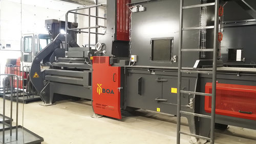 Paper baling press - S series - BOA RECYCLING EQUIPMENT BV - for plastics / for bottles / horizontal
