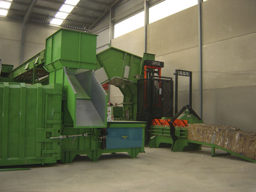 Cardboard baling press - JS-1000 series - JOVISA MAQUINARIA E HIDRAULICA S.L.  - for paper / for plastics / vertical