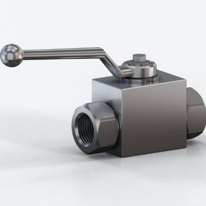 Ball valve - 14780983 - HYVA FRANCE SAS  - lever / shut-off / female-female