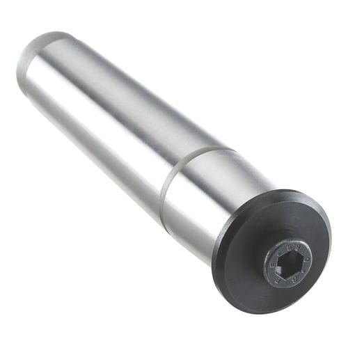Revolving centering taper - MZK - RÖHM GmbH - with cylindrical shank / for pipes