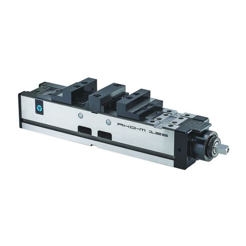 Dual clamping vise - RKD-M - RÖHM GmbH - for machine tools / manual / horizontal