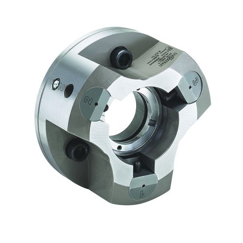 Power chuck - ZFM - RÖHM GmbH - 3-jaw / lathe / through-hole