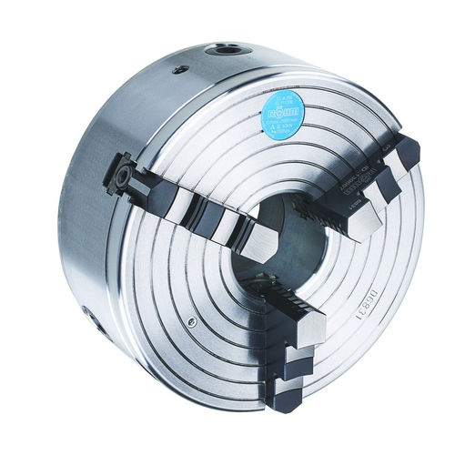 Manual tightening turning chuck ES RÖHM 4jaw / lathe / throughhole