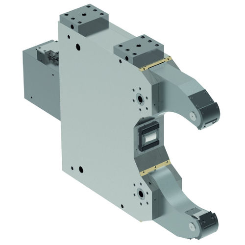 Heavy-duty steady rest - SLZ  - RÖHM GmbH - for lathes / large opening