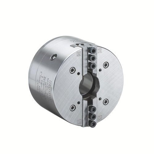 Power chuck - 147281 - RÖHM GmbH - 2-jaw / lathe / through-hole