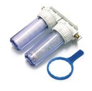 Cartridge filter housing - Q311001090 - COMAP WT  - for liquids / polypropylene / duplex