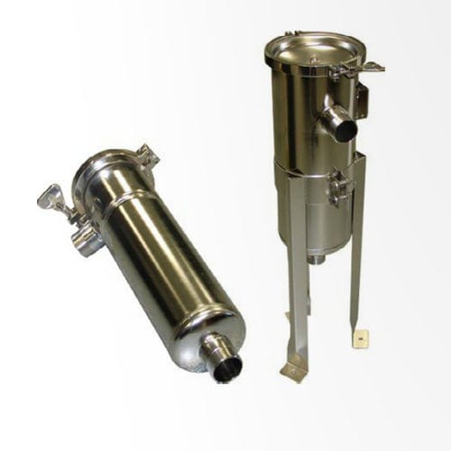 Single-bag filter housing - EPC series - HIFI FILTER France - for liquids / stainless steel