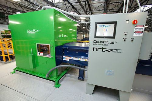 Color sorting system - ColorPlus™ - NRT - NATIONAL RECOVERY TECHNOLOGIES - automated / for PET bottles / process