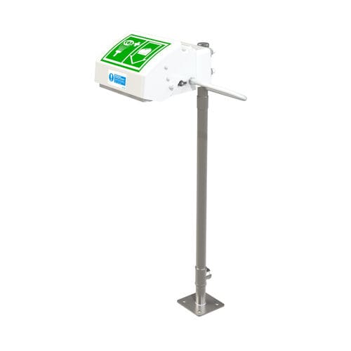 Floor-standing eyewash station - STD-45G/P - Hughes Safety Showers - for hazardous environments / indoor