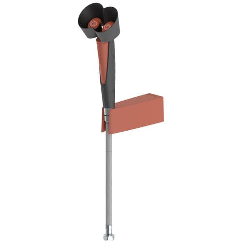 Wall-mounted safety shower - OPTIFLEX 500 - Hughes Safety Showers - with eyewash station / plastic / indoor