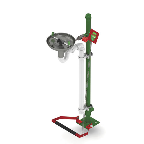 Floor-standing eyewash station - STD-85G/P - Hughes Safety Showers - for hazardous environments / indoor