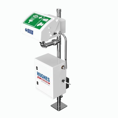 Floor-standing eyewash station - STD-IH-45GS/P - Hughes Safety Showers - with tank / with heater / indoor