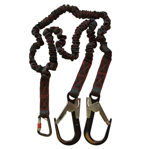 Webbing fall arrest lanyard - K2™ Twin Tail - JSP - shock absorbing ...