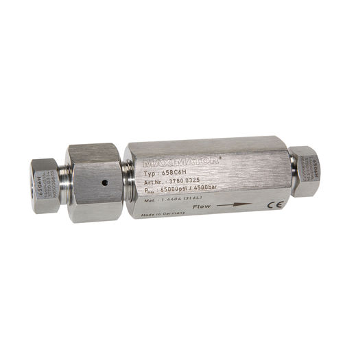Poppet check valve - 65BC series  - Maximator GmbH - ball / for gas / threaded
