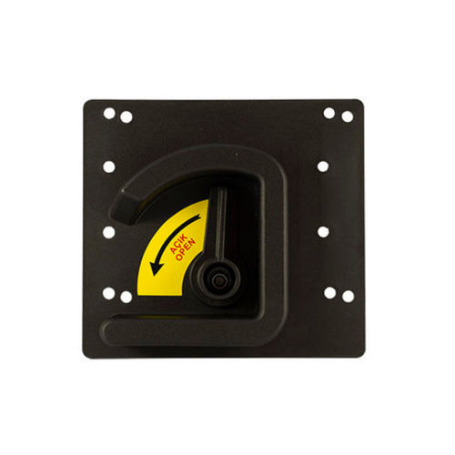 Flush handle MO 052 Makersan door with lock / rubber / square