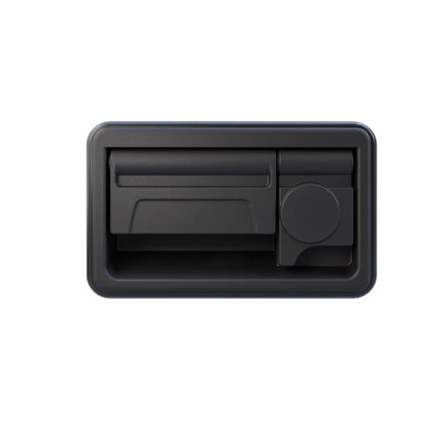 Flush handle - MO 021 series - Makersan - door with lock / polyamide