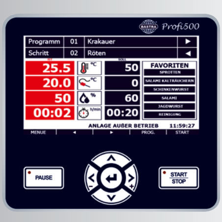 Process control system - Profi500 - bastra - digital / industrial / automatic
