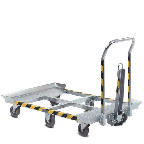 Handling cart - Wanzl Metallwarenfabrik GmbH - steel / pallet