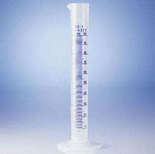 PP graduated cylinder - V64 Series - Normax - Fábrica de Vidro Científico