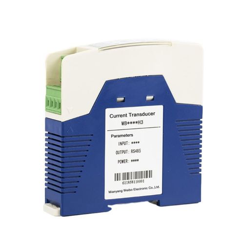 Digital current transducer - WB6810H3 - Mianyang Weibo Electronic Co., Ltd - DIN rail / AC / single-phase