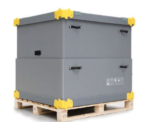 Polypropylene crate - Eredi Caimi S.r.l. - for logistics / for the pharmaceutical industry / for the food industry