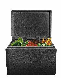 Polyethylene crate - Eredi Caimi S.r.l. - transport / isothermal