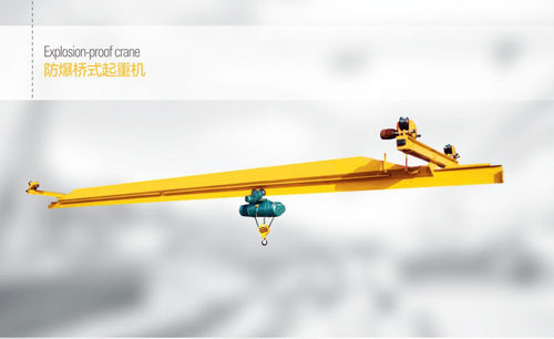 Single-girder overhead crane - explosion -proof  - Henan Weihua Heavy Machinery Co., Ltd - for lifting molten metal / explosion-proof