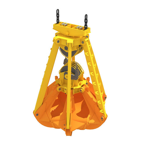 Electro-hydraulic bucket grab - Henan Weihua Heavy Machinery Co., Ltd - 6-shell