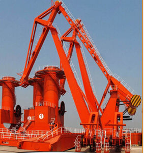 Mobile crane - Henan Weihua Heavy Machinery Co., Ltd - shipbuilding / harbor / loading