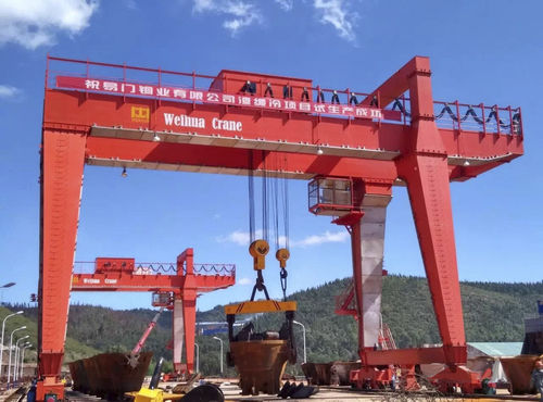 Rail-mounted gantry crane - MGY74/32 - Henan Weihua Heavy Machinery Co., Ltd - for metallurgical applications