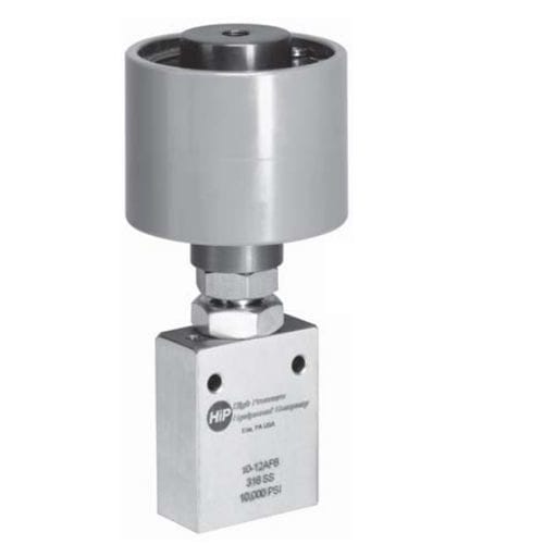 Piston valve - F series  - HIP - manual / for air / normally closed