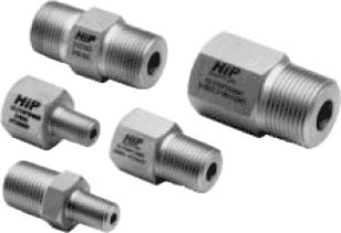 Threaded fitting - NF series  - HIP - quick / stainless steel / NPT