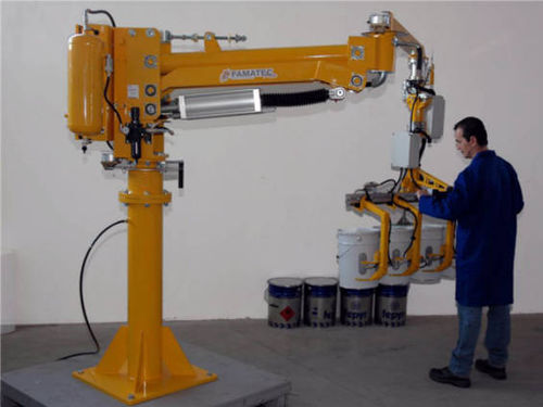 Pneumatic manipulator - FAMATEC - with suction cup / for drums / unloading
