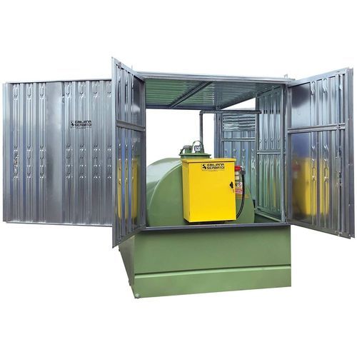 Security cabinet - SecureBOX - Emiliana Serbatoi - floor-mounted / with swing doors / galvanised steel