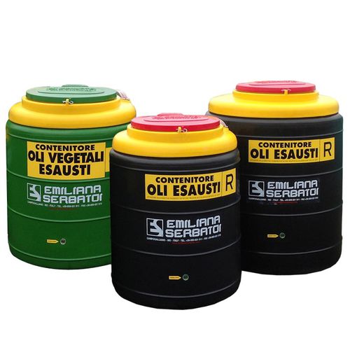 Used oil tank - QUIOIL - Emiliana Serbatoi - for mineral oil / for vegetable oil / polyethylene