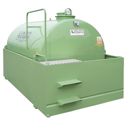 Used oil tank - SE HD-Tank - Emiliana Serbatoi - carbon steel / cylindrical / storage