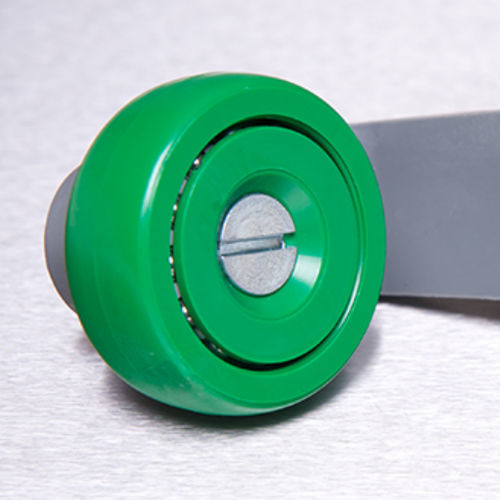 Wheel with solid tire - AF6MDW31SHC - BNL - plastic / ball bearing / for conveyor