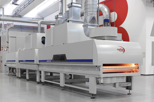 Tunnel oven - Glassoven - Cefla Finishing - curing / electric