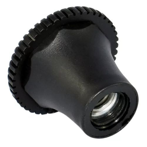 Push-pull knob - 10559086 - Essentra Components - knurled / plastic