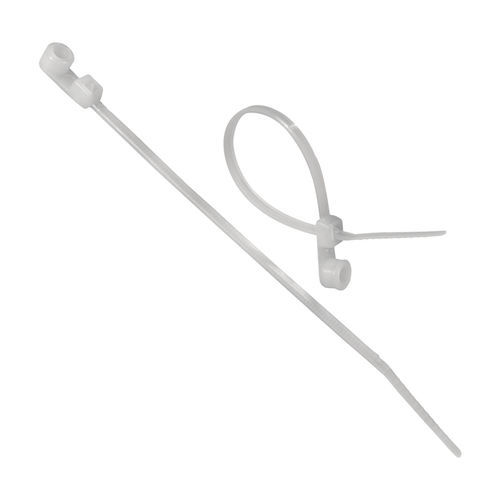Cable tie with snap-lock mount - 10036983 - Essentra Components - with fastener / self-anchoring
