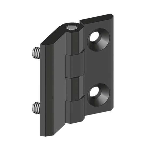 Butt hinge - 099112E - Essentra Components - die-cast zinc / screw-in / 270°