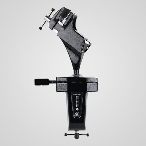 Machine vise - 9-205-ESD - bernstein - hand / interchangeable jaws / screw
