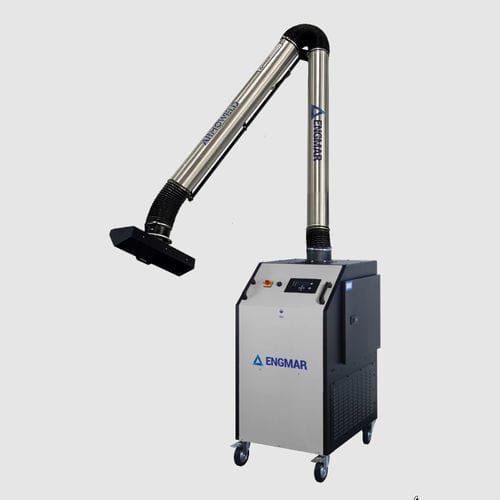 Mobile fume extractor - UNIWELD M1 - Engmar - welding / with extraction arm / with multiple extraction arms